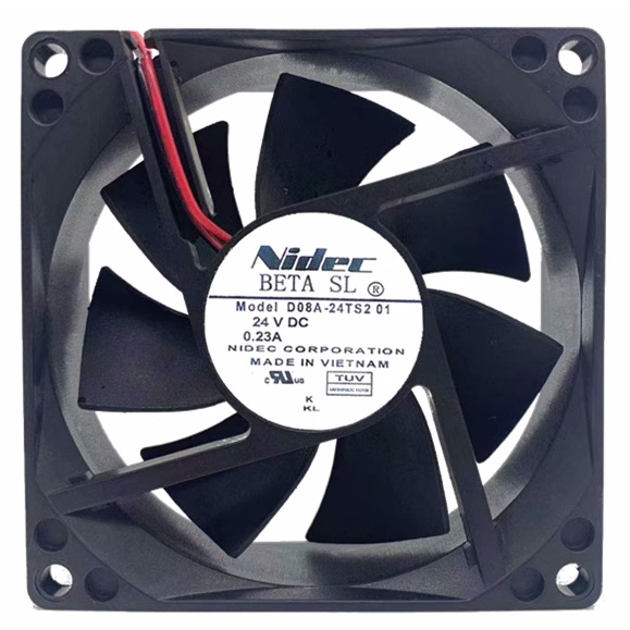 Nidec 8025 24V 80 * 80 * 25 Inverter Axial Fan D08A-24TS201