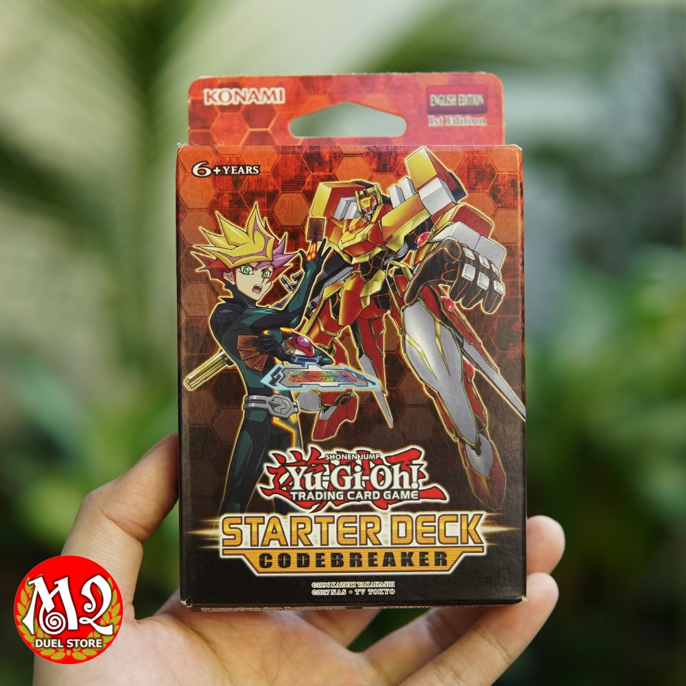 Yugioh Codebreaker Starter Deck Card Box - Konami ของแท้ - นําเข้าจากสหราชอาณาจักร