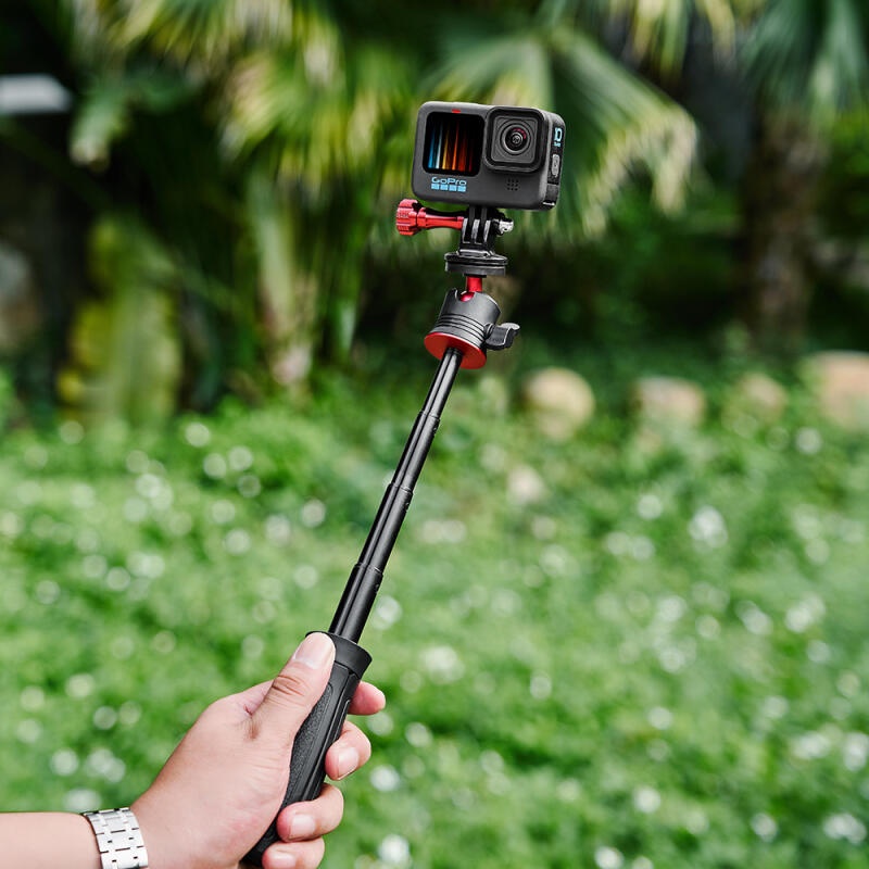 Mini Selfie Stick ขาตั้งกล้องชุดสําหรับ GoPro 12 11 10 9 8 7 6 5 4 SJCAM AKASO Insta 360 DJI Action กล้อง Go Pro อุปกรณ์เสริม