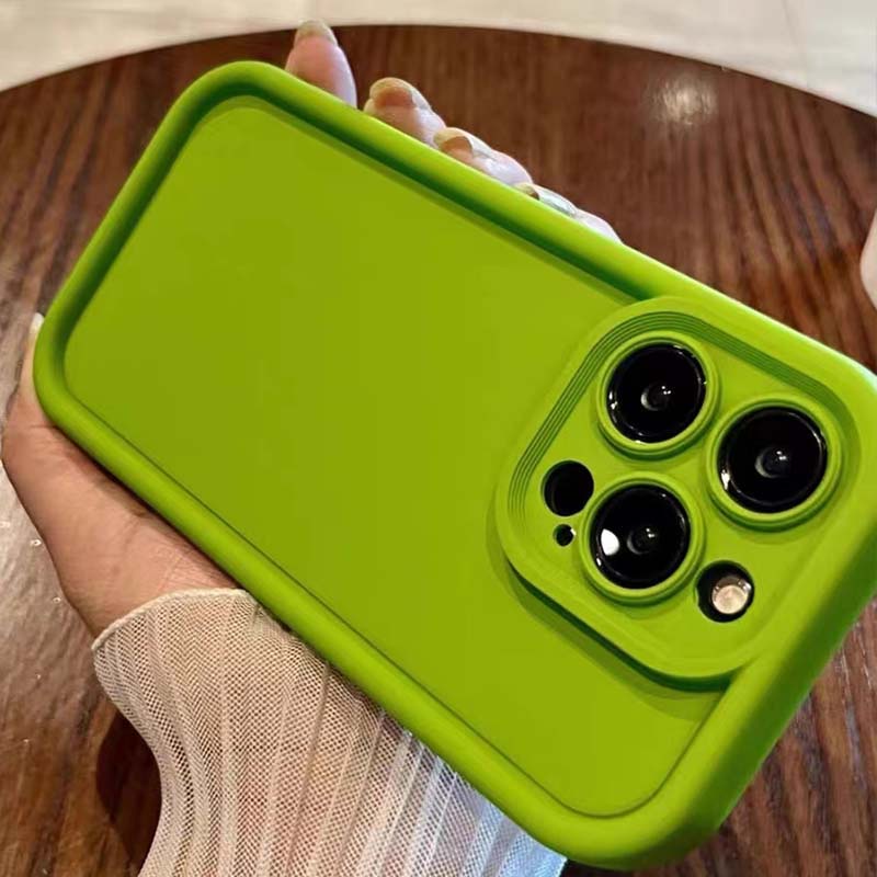 เคสโทรศัพท์ For iPhone 16 15 11 13 12 14 Pro Max XR 12 PRO SE X XS MAX 7 8 Plus TPU การป้องกันเลนส์กล้องเคสกันกระแทก