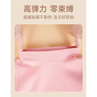 [ZY] 90-160 ซม พร้อมส่ง เสื้อยืดลําลอง แขนยาว คอกลม ผ้ากํามะหยี่ สีพื้น ให้ความอบอุ่น สไตล์เยอรมัน แฟชั่นฤดูใบไม้ร่วง ฤดูหนาว สําหรับเด็ก