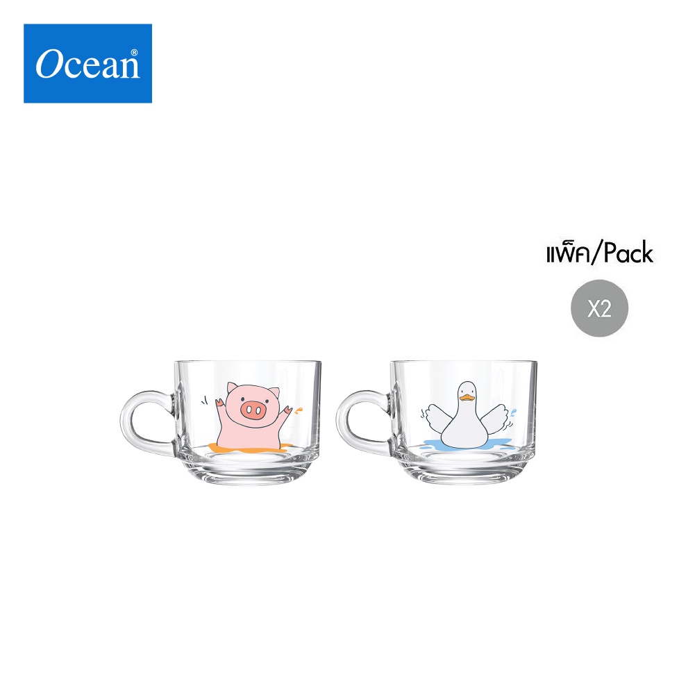 Ocean – HAPPY FARM STACK TEACUP PIGGY & DUCKY ราคา ถูกที่สุด ดีลบีเคเค