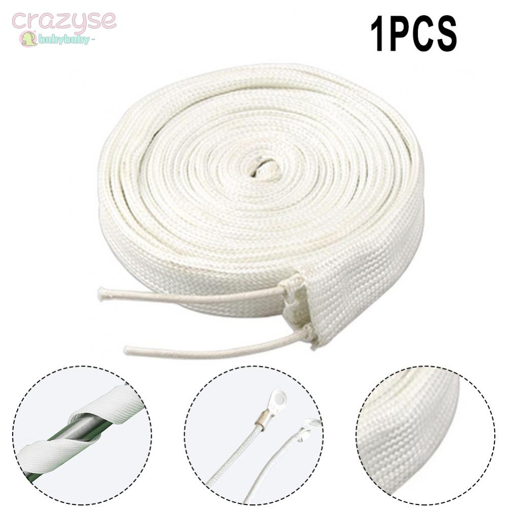 เทปความร้อน 1 ชิ้น 220V 450℃ ริบบิ้นไฟเบอร์กลาส มีฉนวนกันความร้อน 220V 100W-1 เมตร
