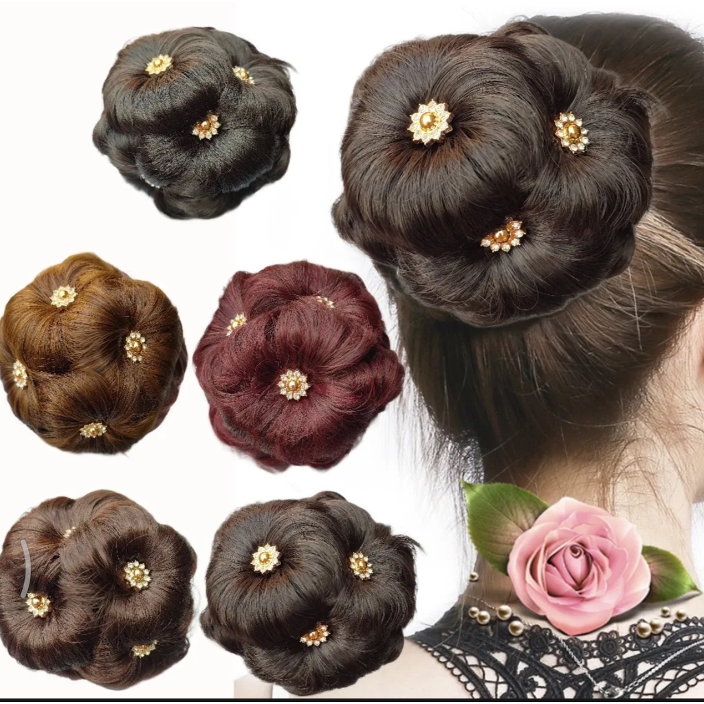 [ พร้อมส่งจากไทย ] วิกผมเกล้า มวยผม สวยธรรมชาติ