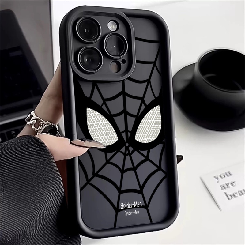 เคสโทรศัพท์มือถือ กันกระแทก ลายการ์ตูน Spider Man Eyes แฟชั่น สําหรับ Samsung Galaxy S24 Ultra A14 A34 A54 5G A53 A52S A52 A13 A23 A33 A51 A52 A53 S23 Ultra S22 Plus S21 S23 FE