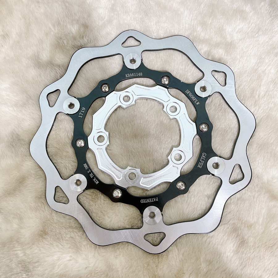 [ 5-HOLE SILVER KTM DISC VARIO150 ]_แผ่น KTM รุ่นใหม่ 5 รู สําหรับ VARIO 150 ขนาด 267mm