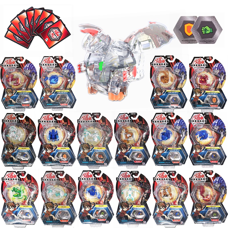 Sega ของแท้ ฟิกเกอร์ Bakugan พร้อมกล่อง Battle Brawlers Vestroia Gundalian Invaders unicorn Rex ของเ