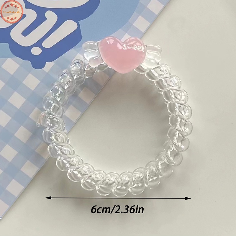 Newbaby 2023 Y2K ยางรัดผม รูปดาวห้าแฉก เจลลี่น่ารัก สไตล์เกาหลี ยืดหยุ่น สําหรับผู้หญิง เพื่อน ของขวัญ TH