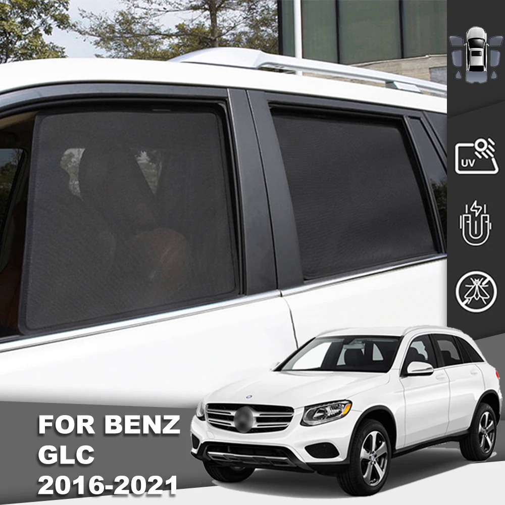 ม่านบังแดด ด้านหน้า และด้านหลัง สําหรับ Mercedes Benz GLC SUV 2015-2022 250 350 Glc250