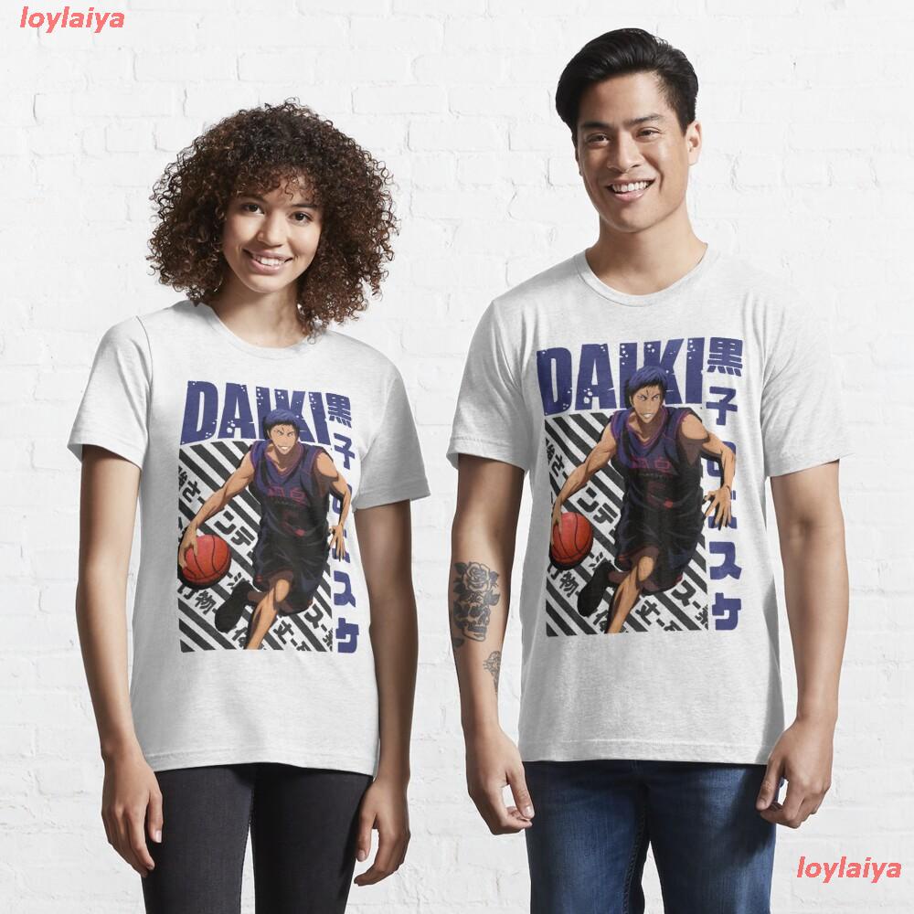 เสื้อยืดแขนสั้นloylaiya Kuroko no Basket - Daiki Aomine| Perfect Gift Essential T-Shirt Kuroko no Basket คุโรโกะ นายจืดพ