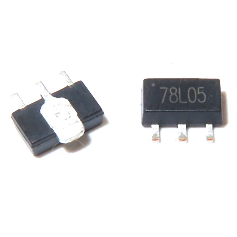 แบรนด์ใหม่ SMD 78L05 วงจรควบคุมแรงดันไฟฟ้า 3 ขั้วชิป IC SMD SOT-89 แพคเกจ 7805 วงจรควบคุม