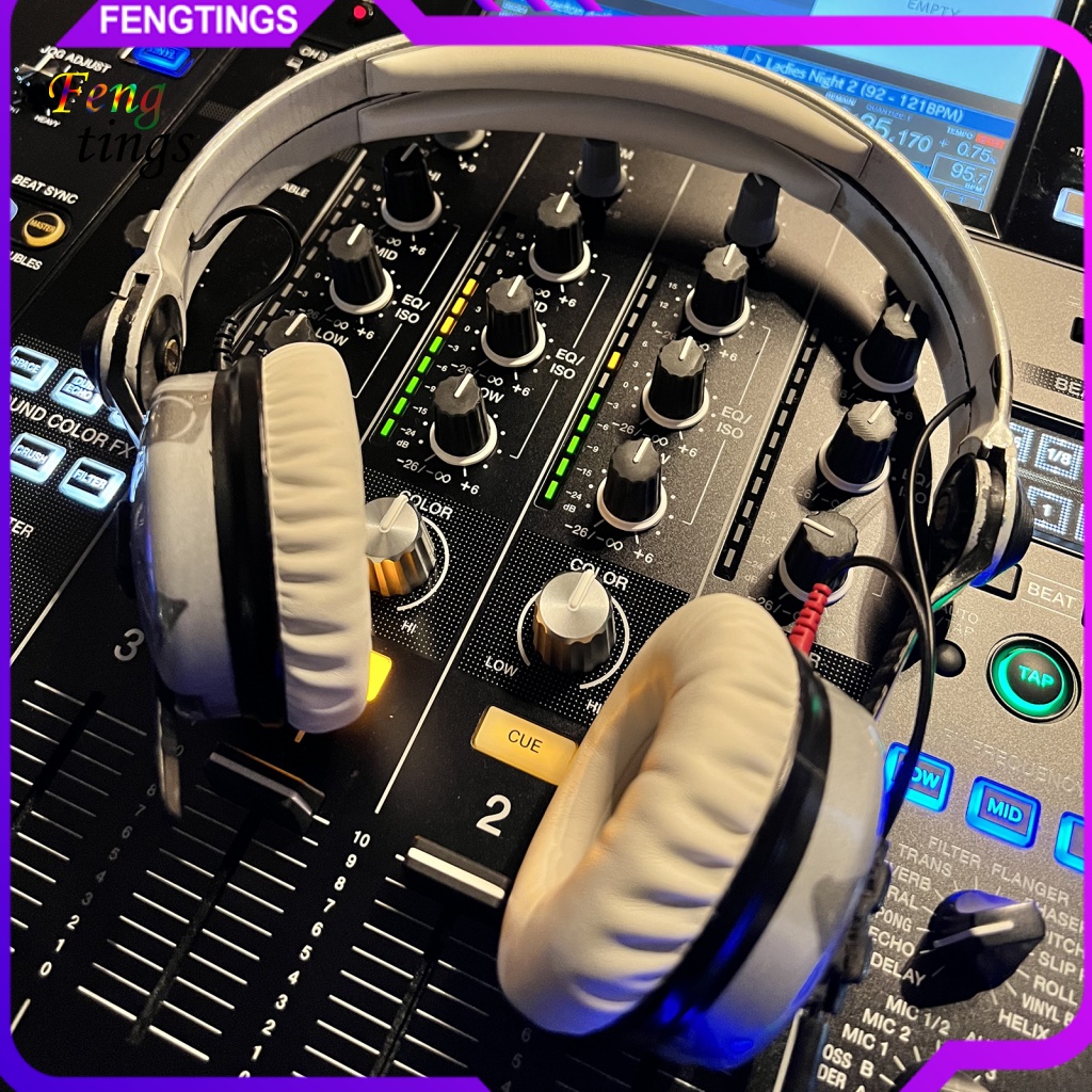 [Ft] ฟองน้ําครอบหูฟัง หนังเทียม กันลื่น กันเสียงรบกวน สําหรับ Sennheiser HD25-1II HD25 HD25SP 25SP-I