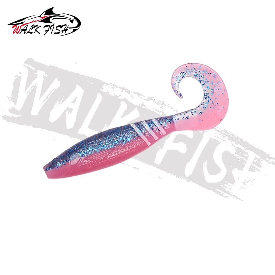 Walk FISH เหยื่อตกปลาประดิษฐ์ แบบนิ่ม ขนาด 55 มม. 65 มม. 15 ชิ้น — صورة 8