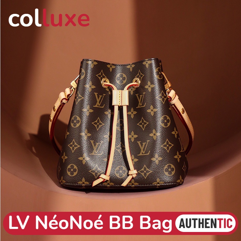 แบรนด์ใหม่และเป็นของแท้/หลุยส์วิตตอง Louis Vuitton กระเป๋ารุ่น NéoNoé BB Bucket Bag 2023 Lv กระเป๋าสะพายผู้หญิง