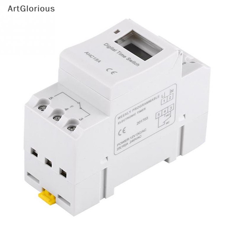 สวิตช์รีเลย์ตั้งเวลาดิจิทัลอิเล็กทรอนิกส์ 220V 12V 24V 110V N THC15A