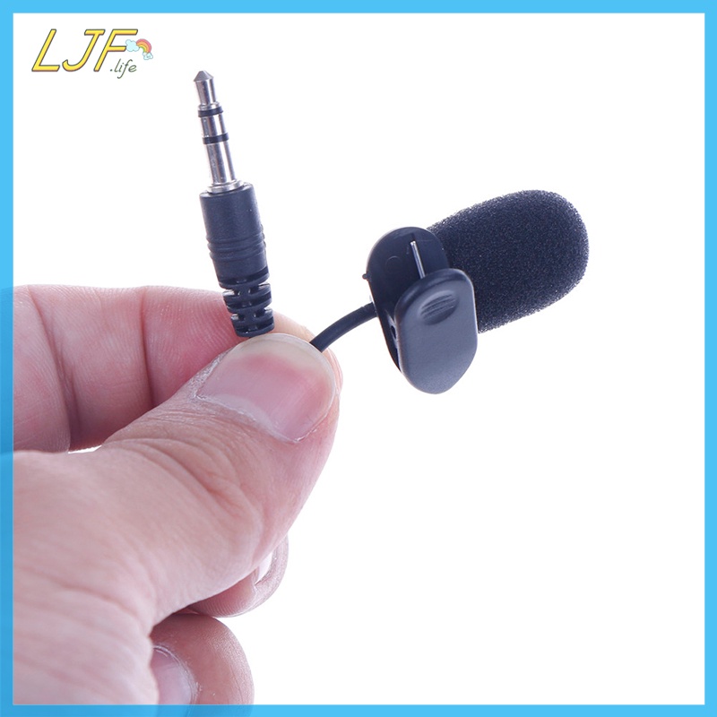 Ljf ไมโครโฟนสตูดิโอ ขนาดเล็ก 3.5 มม. สําหรับ PC เดสก์ท็อป โน้ตบุ๊ก 1.5 ม. TH