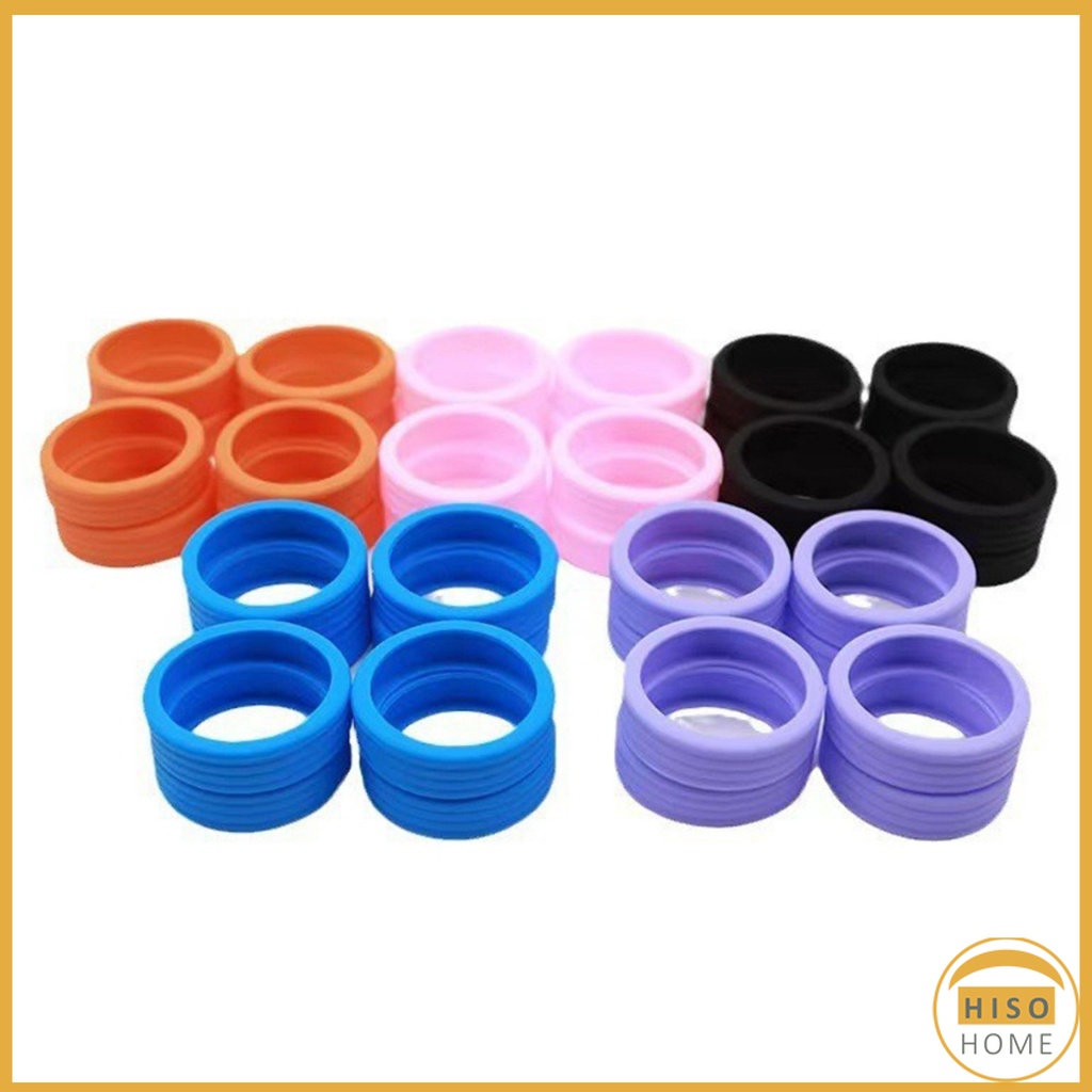 Hiso ปลอกหุ้มล้อกระเป๋าเดินทาง 8 ชิ้น ต่อชุด ลดเสียงรบกวน ปกป้องล้อ Luggage Wheels Cover