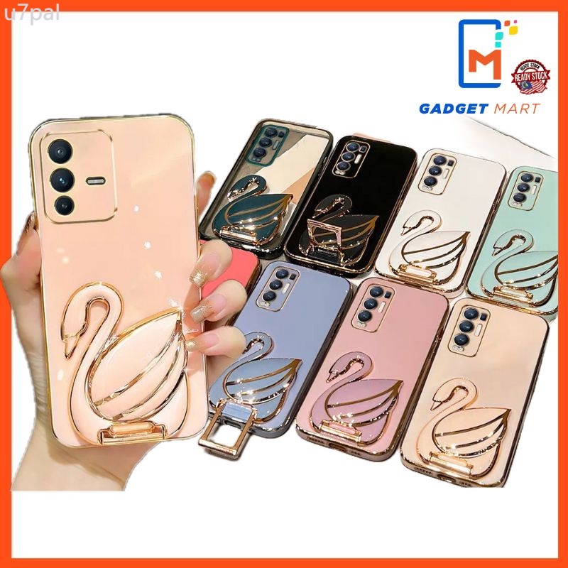 HUAWEI P60 P50 PRO P40 P30 LITE P30 PRO P20 casing case cover with swan phone holder