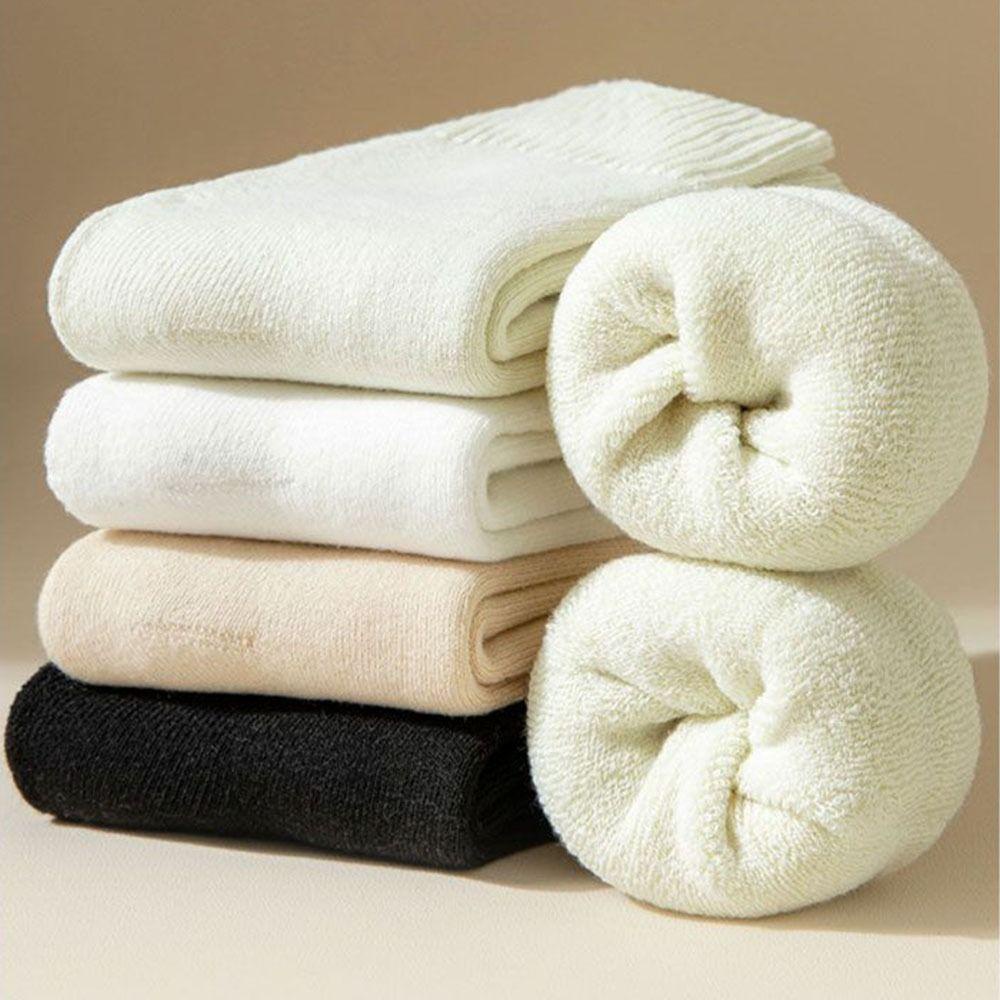 【⚡เวลาจำกัดราคาต่ำ】โบลูโอมิ ฤดูหนาวอุ่นข้นถุงเท้า,ความร้อนขนสัตว์ไม่มีรอยต่อแคชเมียร์หิมะถุงเท้า,ฤดูหนาวอุ่นกลางหลอดถุงเท้าโพลีเอสเตอร์ให้อบอุ่นเครื - รูปที่ 7