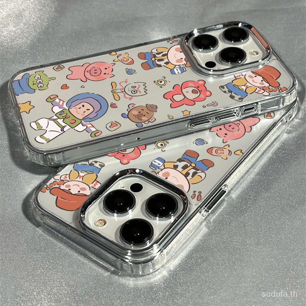 เคสโทรศัพท์มือถือแบบใส กันกระแทก ลายการ์ตูน Toy Story น่ารัก สําหรับ iPhone 15 15pro 15promax 14promax 14 13 12 11 pro max 13promax 14pro 14plus x xr xsmax 7 8 plus