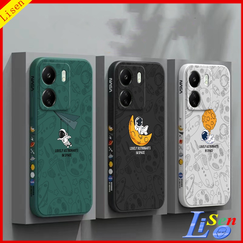 Redmi 13C/12C/12/10A/10C/10 5G/9A/9C/9T/9/A1/A2/Redmi note 12/Note11S/Note11/Note11Pro nasa นักบินอวกาศเคสโทรศัพท์ TKR