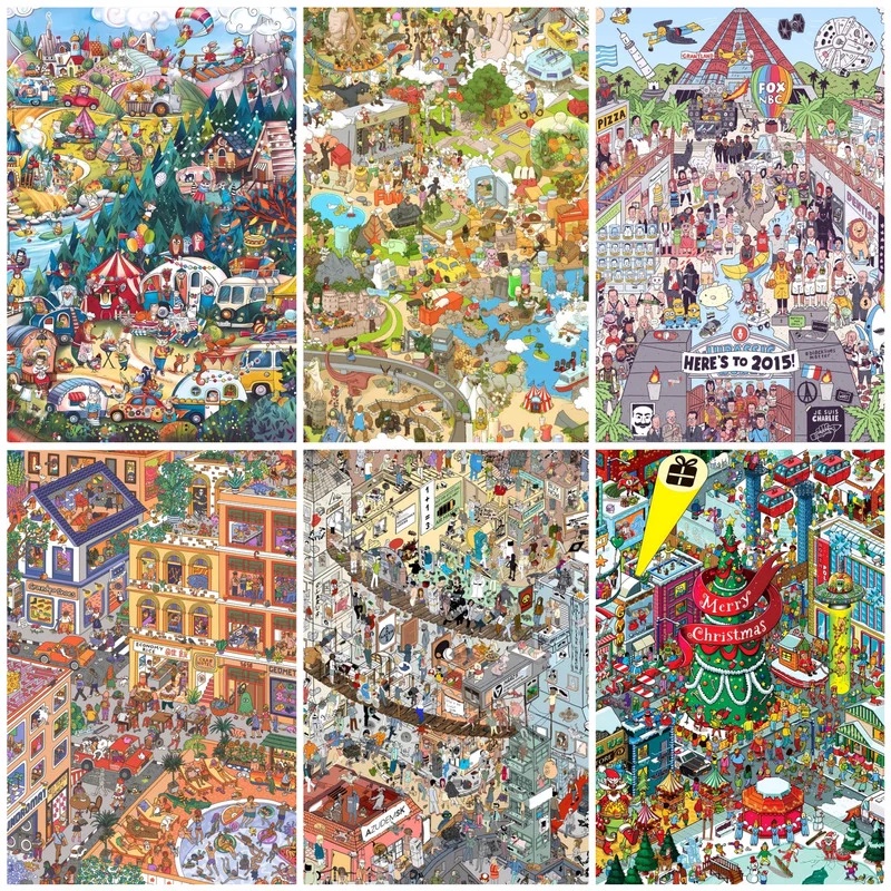 🔥ปริศนา🔥【Anime】Jigsaw Puzzle 300/500/1000 ชิ้นไม้ปริศนาการจัดส่งที่รวดเร็วปริศนาของขวัญวันเกิดอะนิเมะที่กำหนดเอง