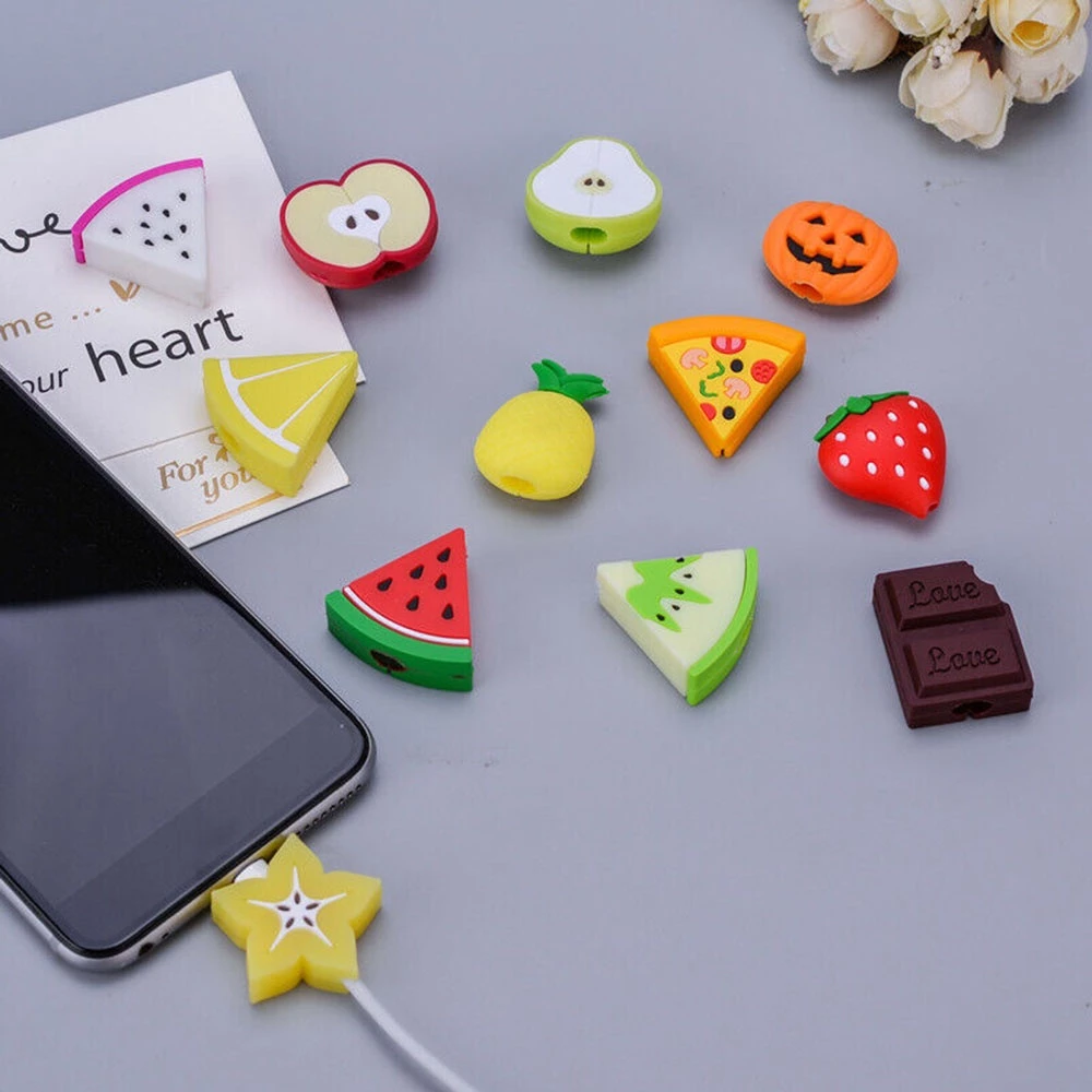 Cable Bite ที่กันสายหัก ลายการ์ตูน cable protector สำหรับ สายชาร์จ iP/Android/USB/Type-C