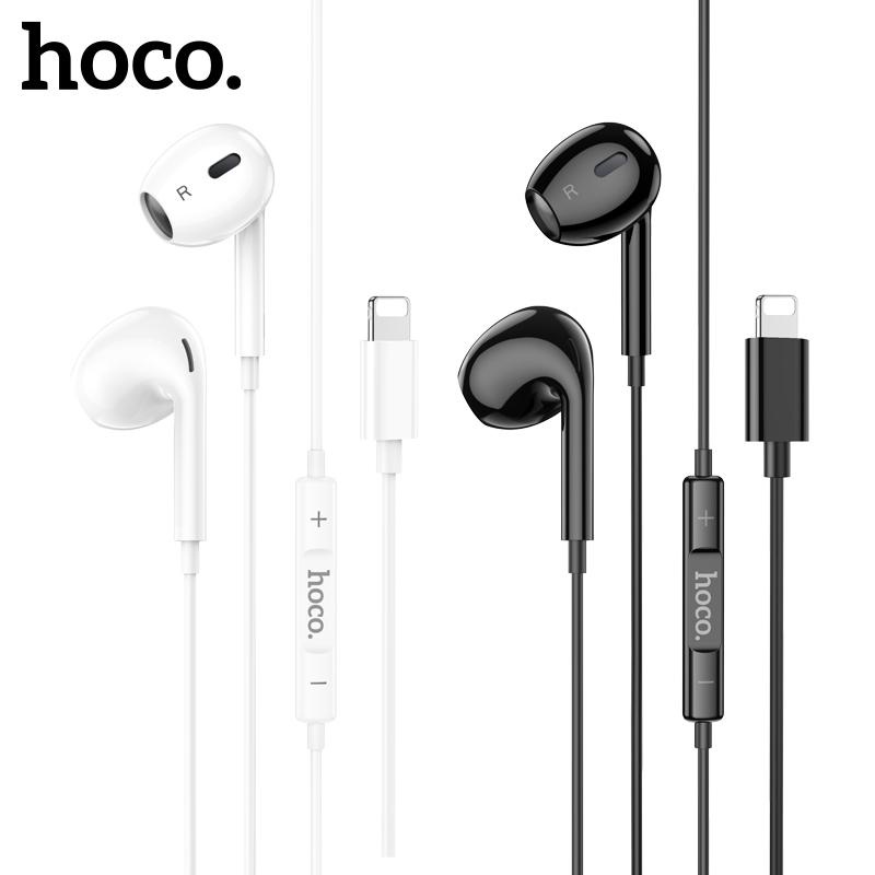Hoco M111 Max หูฟังหัวไอโฟน มีไมค์ เสียงชัด สำหรับไอโฟน ไม่ต้องเชื่อมบลูทูธ หูฟังสมอลทอล์ค