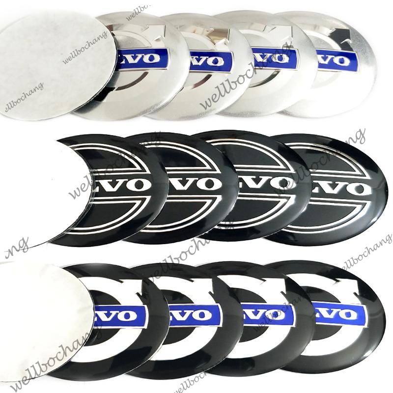 สติกเกอร์โลโก้ 56 มม. 4 ชิ้น สําหรับ Volvo Badge