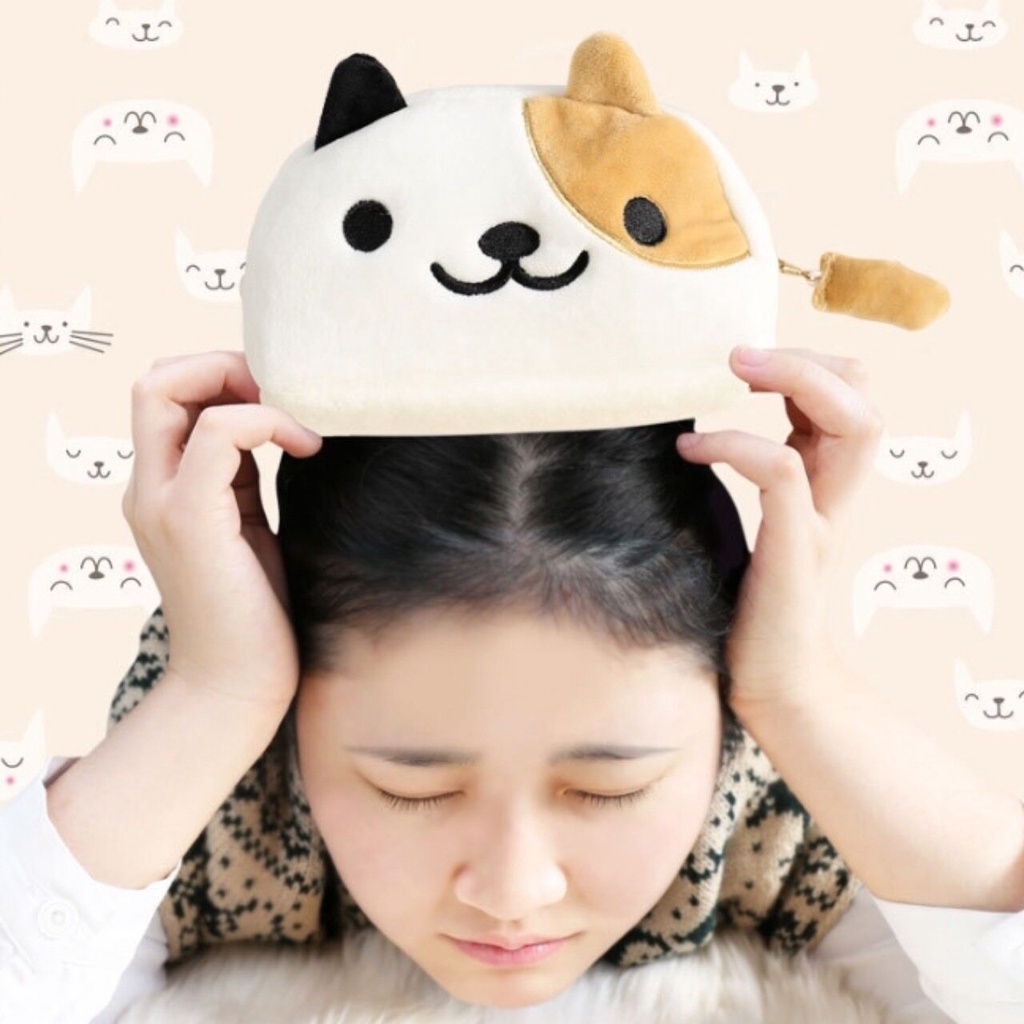 😋 กระเป๋าดินสอ แมว ขนนุ่ม มีซิป กล่องดินสอ กระเป๋าใส่เครื่องเขียน เกรดพรีเมี่ยม 😋 - รูปที่ 4