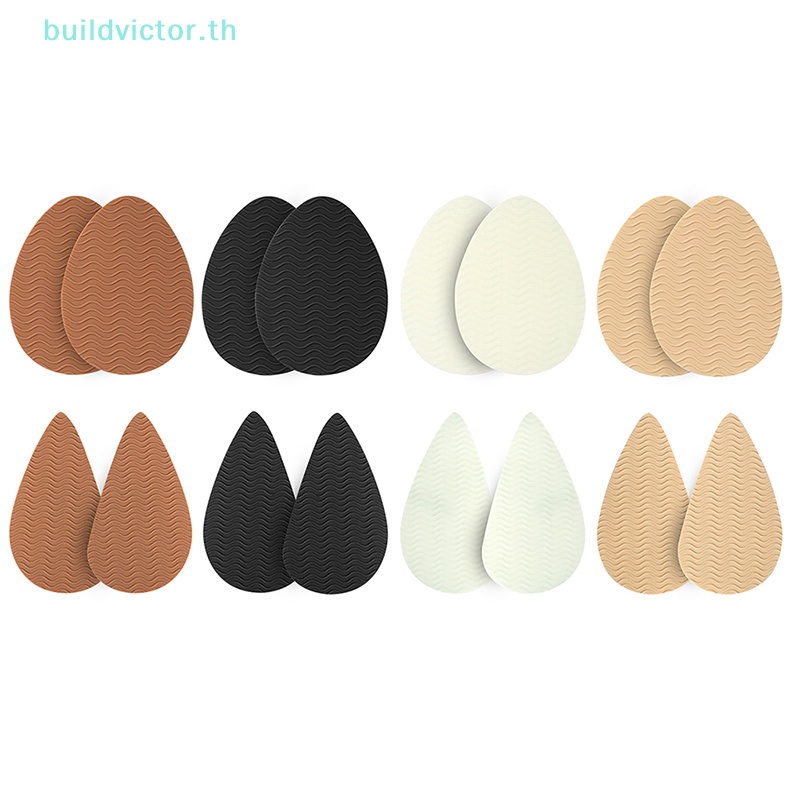 Buildvictor แผ่นสติกเกอร์ กันลื่น สําหรับติดพื้นรองเท้าส้นสูง กันลื่น สําหรับทุกเพศ TH