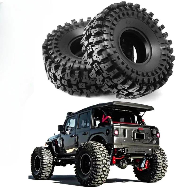 ยางล้อรถ ขนาด 120 มม. 1.9 นิ้ว สําหรับรถไต่หินบังคับ 1:10 Axial SCX10 90046 AXI03007 TRX4 Redcat Gen8 4 ชิ้น