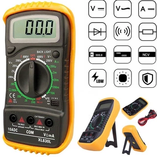 ✅พร้อมส่ง🔥 Digital Multimeter ดิจิตอลมัลติมิเตอร์ รุ่น XL830L มัลติมิเตอร์ มิเตอร์วัดไฟ โวลต์มิเตอร์