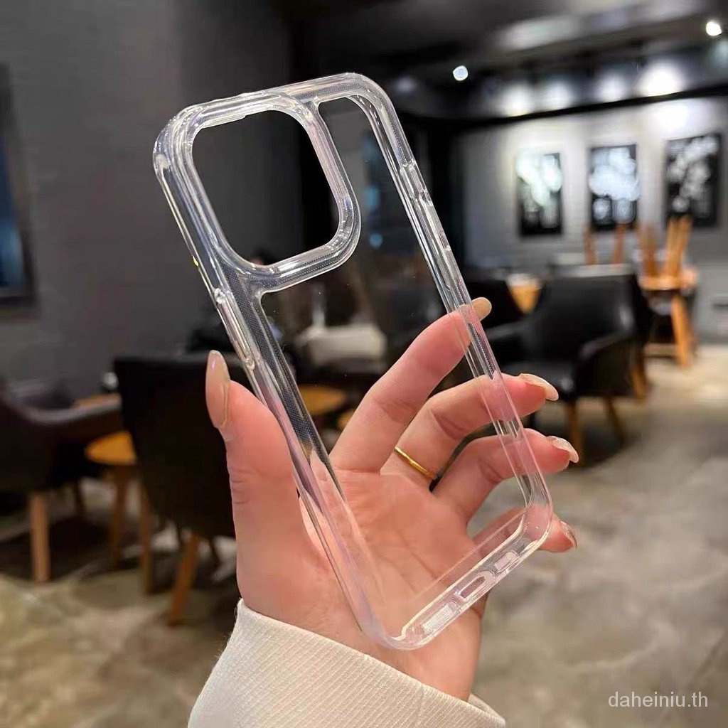 เคสโทรศัพท์มือถือ แบบใส เรียบง่าย สําหรับ Apple Iphone 15promax 14 13 12 11 xs xr xsm MU1Z