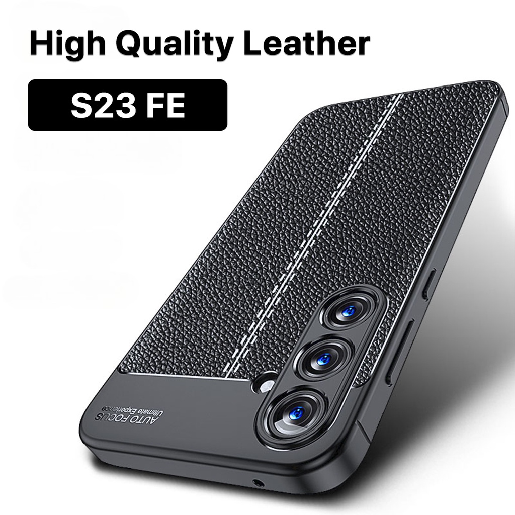 เคส Samsung S23 FE Ultra Plus S22 หนังนุ่ม TPU กันกระแทกป้องกันกล้องเต็มรูปแบบเรียบ บาง กันกระแทก