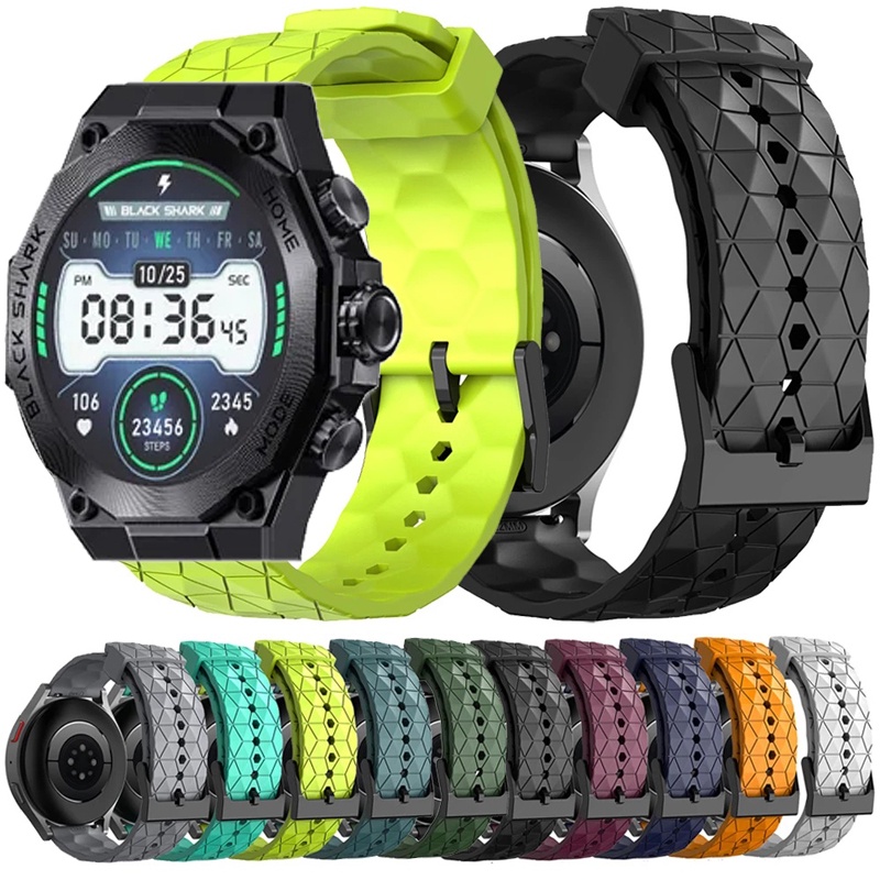 สายนาฬิกาข้อมือซิลิโคน แบบนิ่ม ระบายอากาศ ขนาด 22 มม. สําหรับ Black Shark S1 Pro