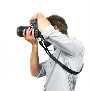(คอT) สายคล้องกล้อง สายกล้อง เชือกแบน Camera strap