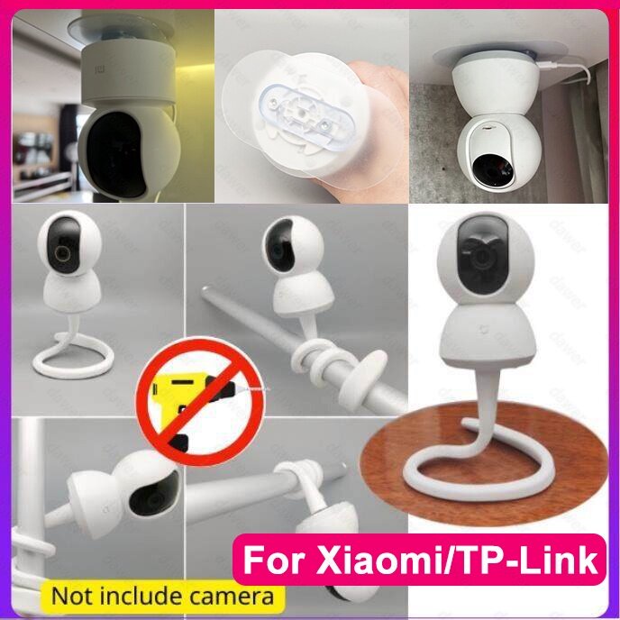 ขาตั้งกล้องวงจรปิด CCTV แบบติดผนัง ไม่ต้องเจาะ ปรับได้ สําหรับ Xiaomi TP-Link Tapo Imou Ranger 2 IP EZVIZ C6N IP