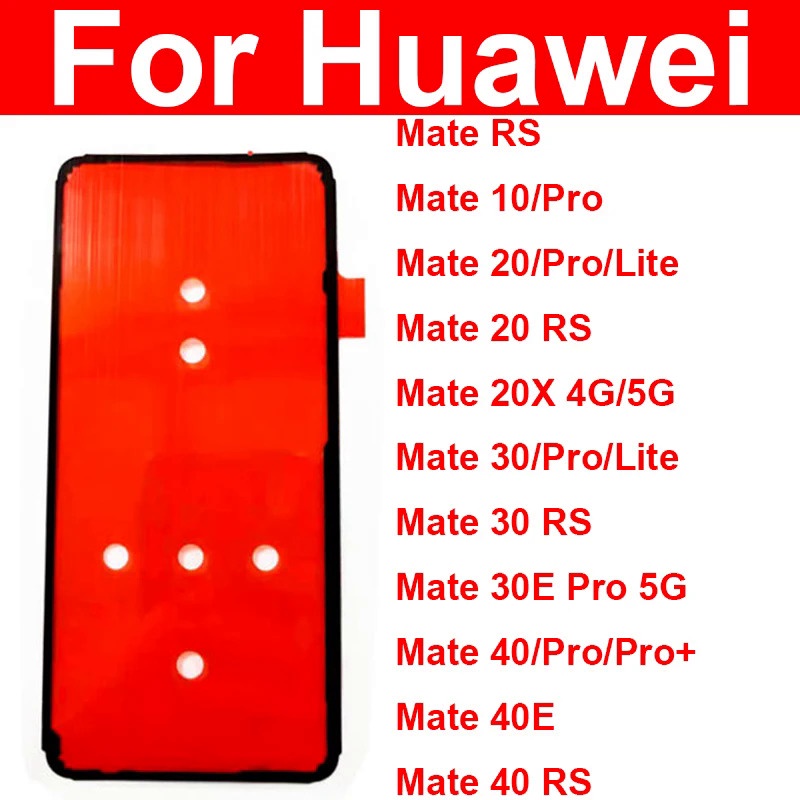 สติกเกอร์เทปกาวติดแบตเตอรี่ด้านหลัง สําหรับ Huawei Mate 10 20 30 40 Lite Pro 20X 40e 30e Pro 5G RS Mate 40 Pro+