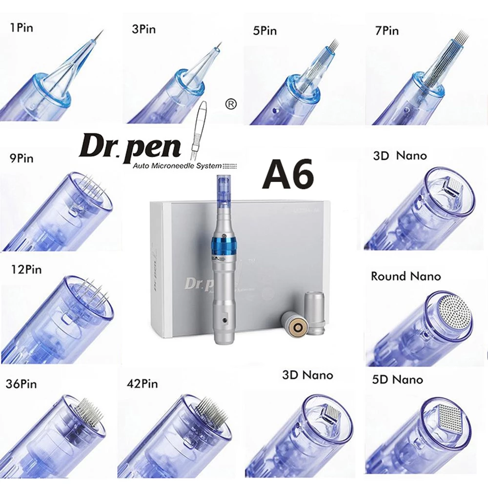 Deciniee ปากกาเข็มนาโน Ekai A6 A1 H3+ PMU&MTS 1 3 5 7 9 12 24 36 42 Pins