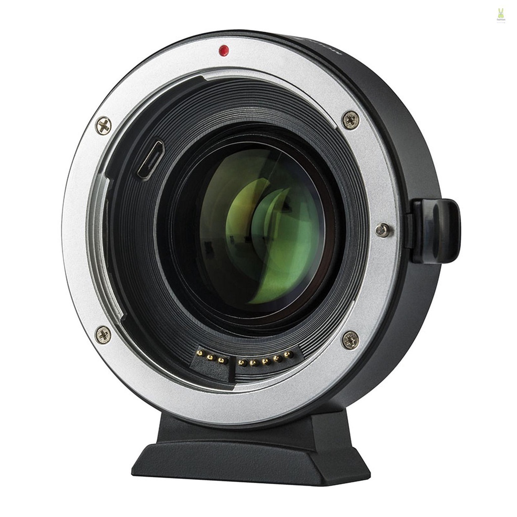 Flt Viltrox EF-EOS M2 แหวนอะแดปเตอร์เมาท์เลนส์โฟกัสอัตโนมัติ 0.71X ตัวคูณเลนซ์โฟกัส USB แบบเปลี่ยน สําหรับเลนส์ Canon EF Series เป็นกล้องมิเรอร์เลส EOS EF-M Canon EOS M