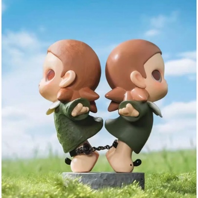 Pop Mart ของแท้ Zsiga twin series series POPMART คอนเฟิร์มกล่องตาบอดตุ๊กตาแฟชั่นทำมือ