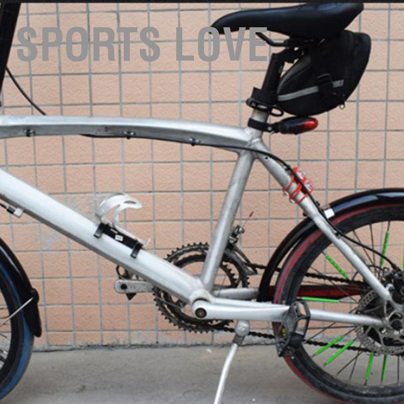Sports Love 1 คู่จักรยาน Mudguard Full Coverage จักรยาน Fender ชุดสำหรับ 20in รถพับไฟฟ้า