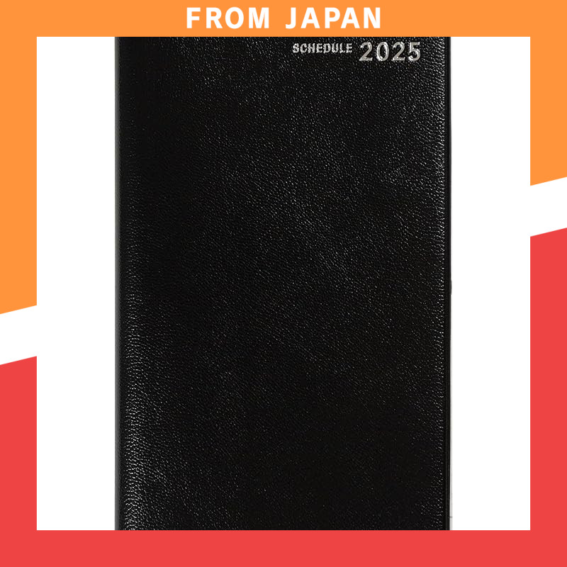Takahashi 2025 Weekly New Diary Alpha - Black Edition (12-Month Start: December 2024)