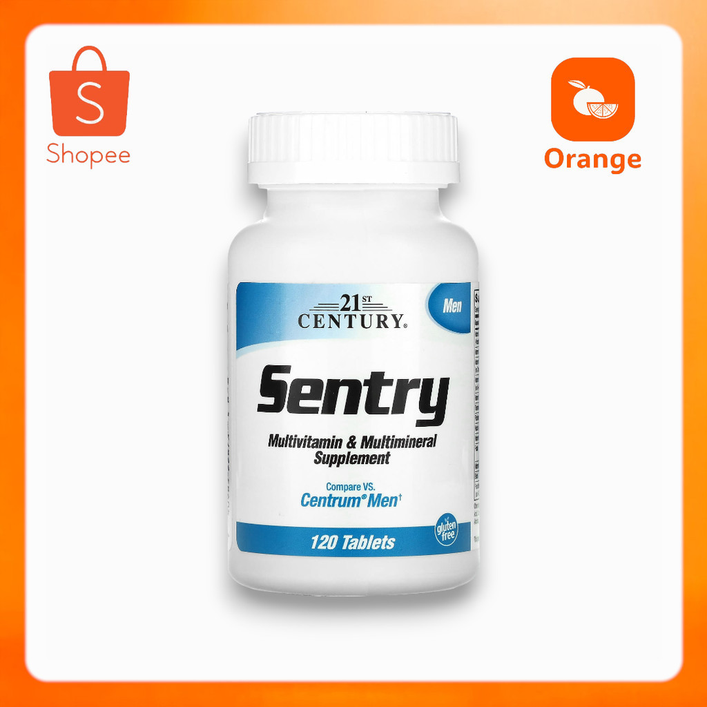 21st Century Sentry Men Multivitamin & Multimineral Supplement, 120 Tablets