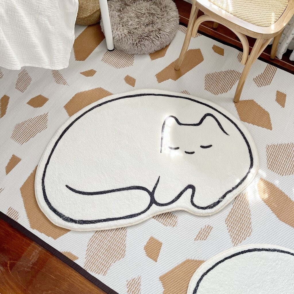 Omocha | Catty mat พรมแมว พรมปูพื้น พรมนั่งเล่น