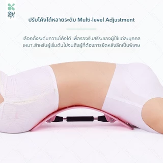 SOMDUL แผ่นดัดหลังสแตนดาร์ด รุ่น MS แผ่นดัดหลังปรับสรีระ ปรับระดับได้