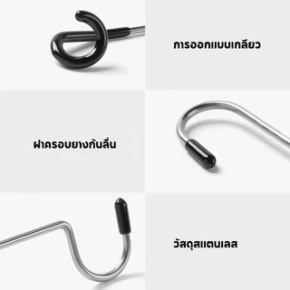เสาไฟแคมป์ปิ้ง 2.1m เสาไฟ ปรับระดับได้ เสาตะเกียงพร้อมตะขอ ขาตั้งโคมไฟ สำหรับงานแคมป์ปิ้ง