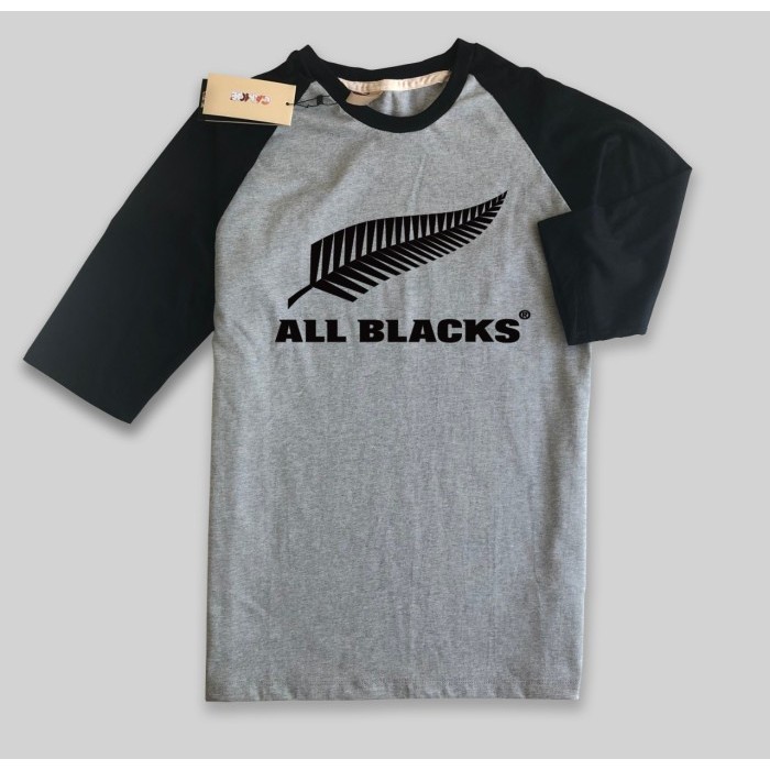 Raglan T-Shirt Design All Blacks New Zealand Rugby