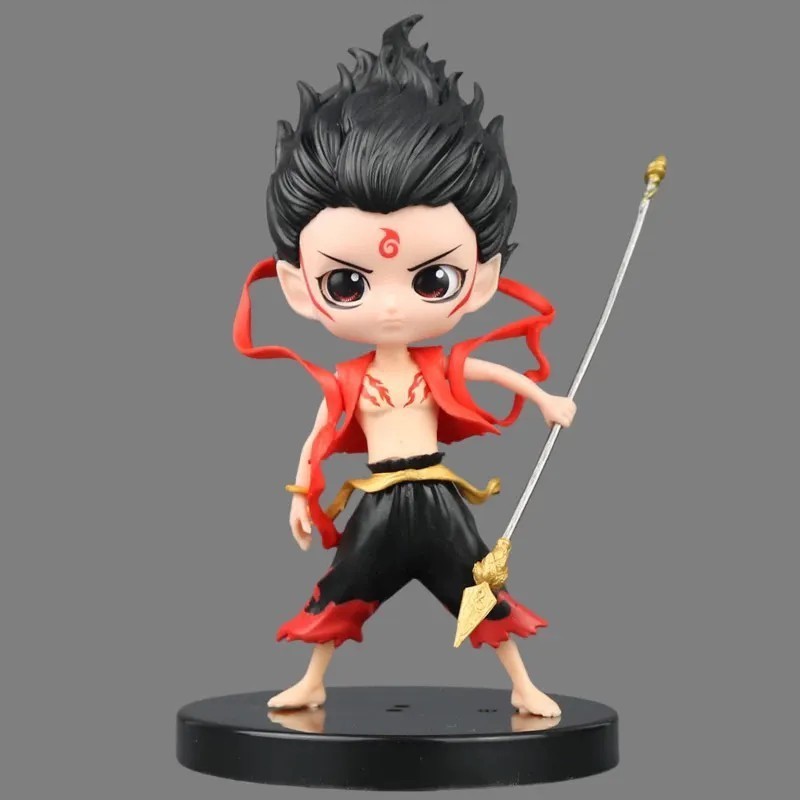 รุ่น Q อะนิเมะ Nezha Third Princes Demon Boy Ao Bing รูป Ao Bing รูปตกแต่งของเล่นตุ๊กตารถ